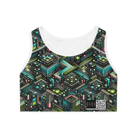Sports Bra (aop) Future Tech