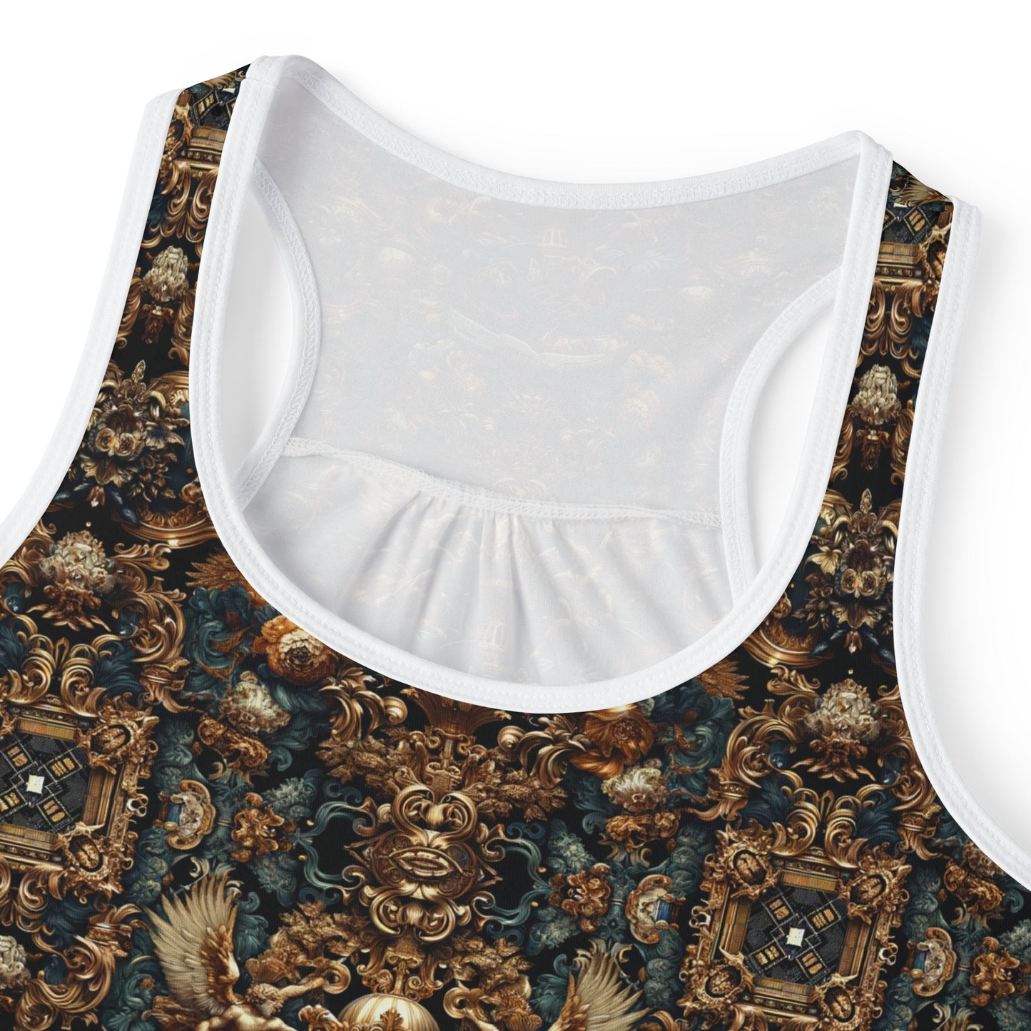 Digital Renaissance Luxurious Streetwear Inspired By Classical Art With a Modern Twist Women's Tank Top - 8404 Design-50