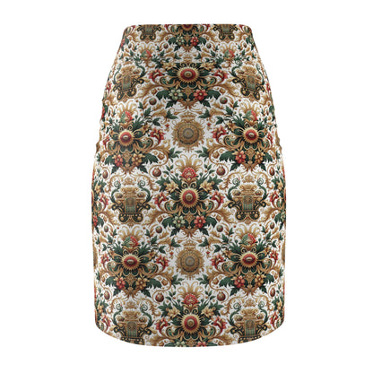 Monogram Madness Luxurious Streetwear Women's Pencil Skirt - 8404 Design-68