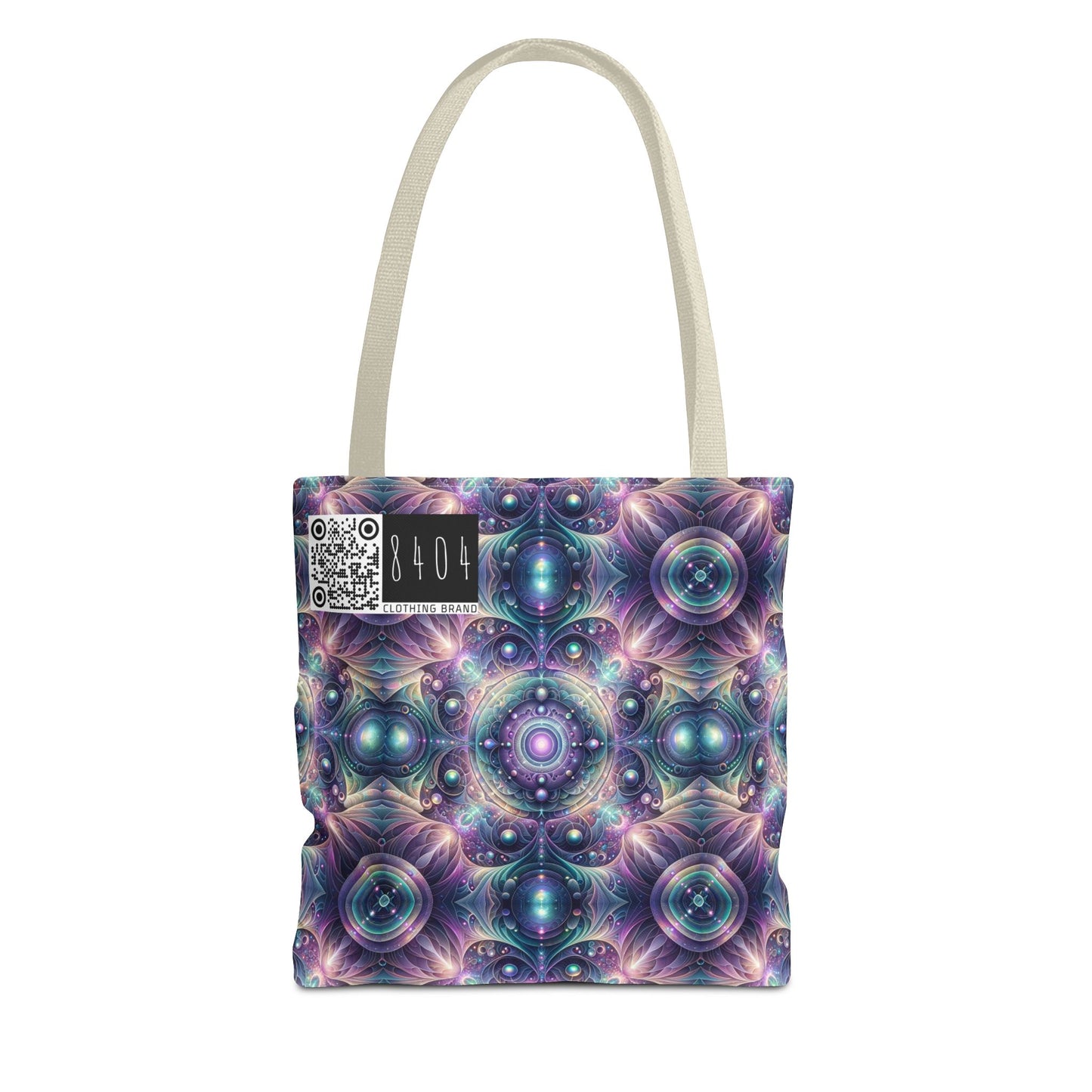 Iridescent Tech Fusion Tech-Forward Streetwear Tote Bag - 8404 Design-61
