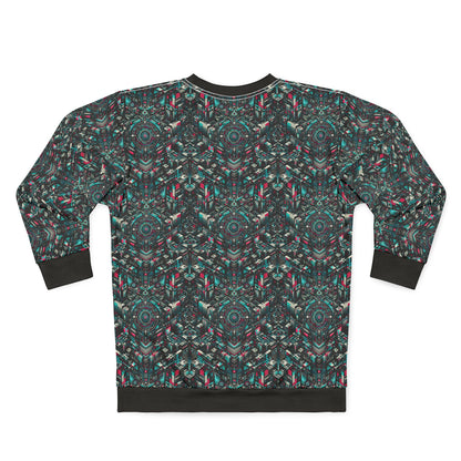 Digital Rebellion Tech-Inspired Streetwear Sweatshirt - 8404 Design-54