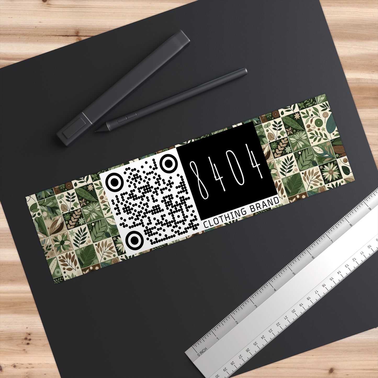 Streetwear Sustainability Environmentally Conscious Streetwear with a Natural Aesthetic Bumper Sticker - 8404 Design-57