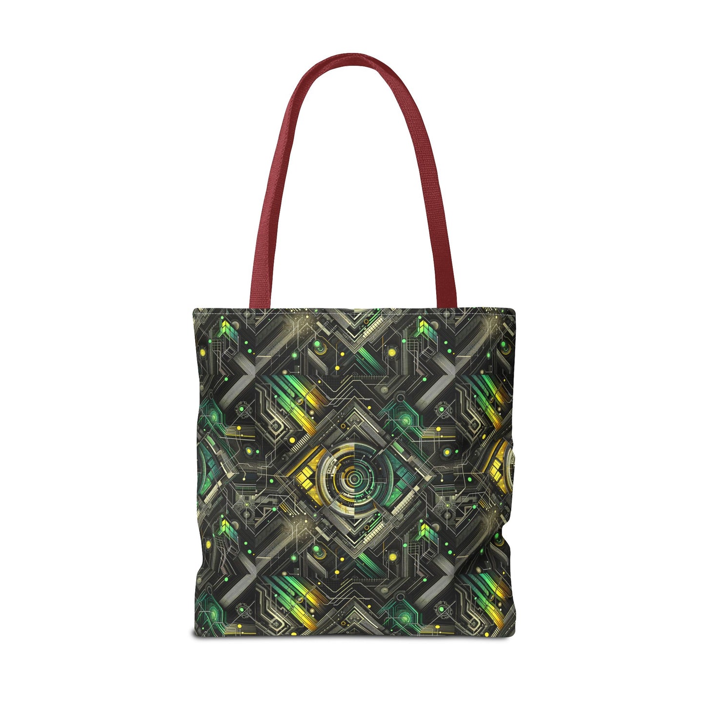 Tech Noir Graphics Tech-Inspired Streetwear Tote Bag - 8404 Design-57