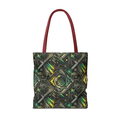 Tech Noir Graphics Tech-Inspired Streetwear Tote Bag - 8404 Design-57