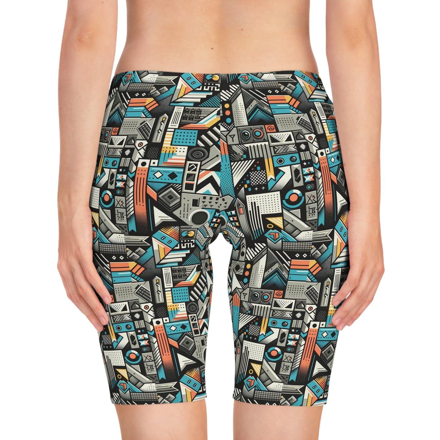 Digital Street Art Urban Street Style Women's Bike Shorts - 8404 Design-81