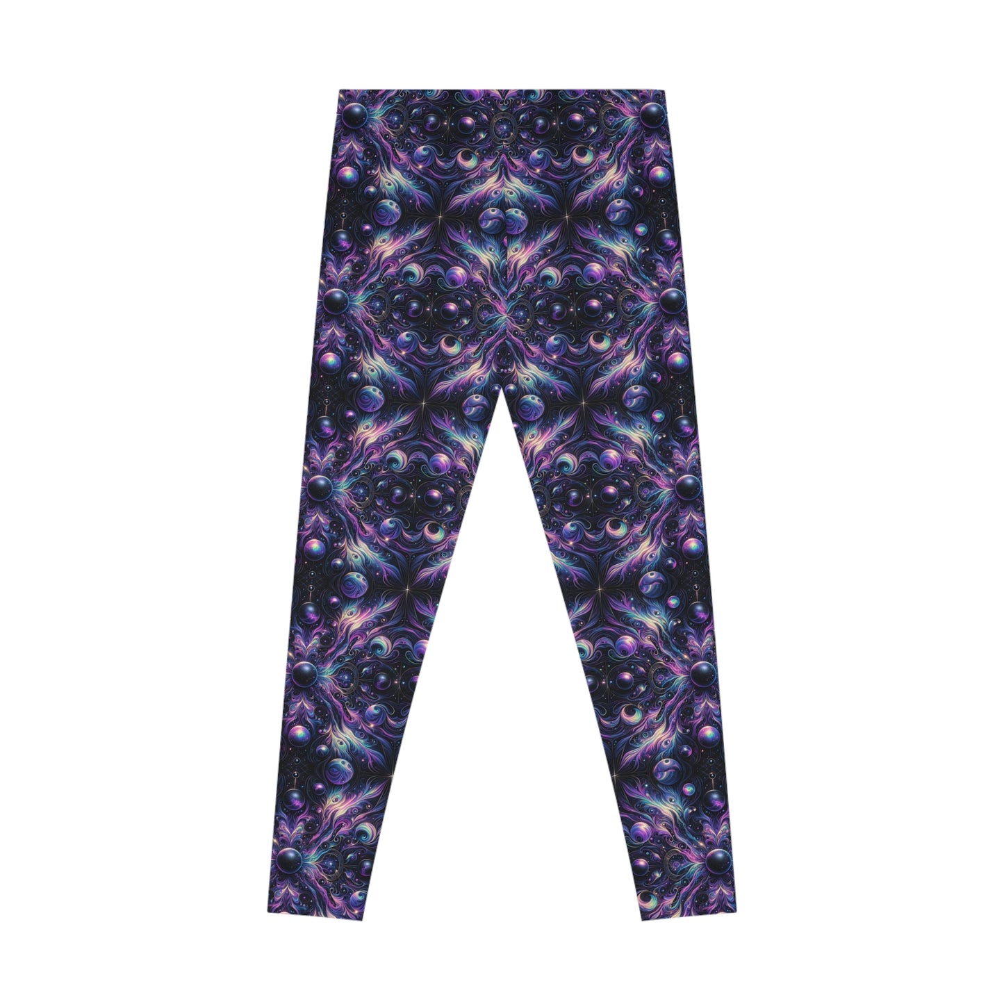 Galactic Hues Tech-Forward Cosmic Fusion Stretch Leggings - 8404 Design-41