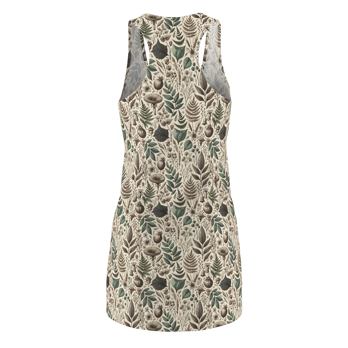 Sustainable Streetwear Modern Eco-Conscious Women's Cut & Sew Racerback Dress - 8404 Design-57