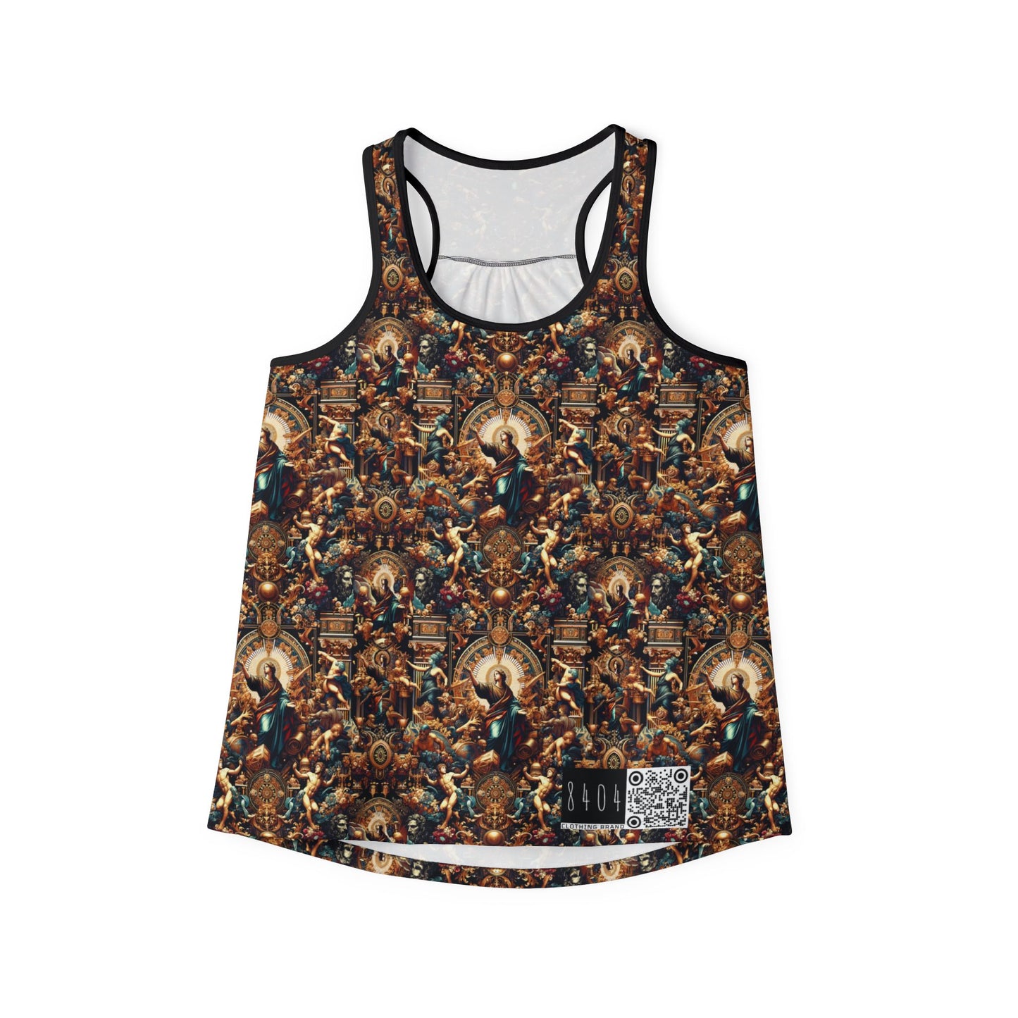 Digital Renaissance Luxurious Streetwear Inspired By Classical Art With a Modern Twist Women's Tank Top - 8404 Design-64