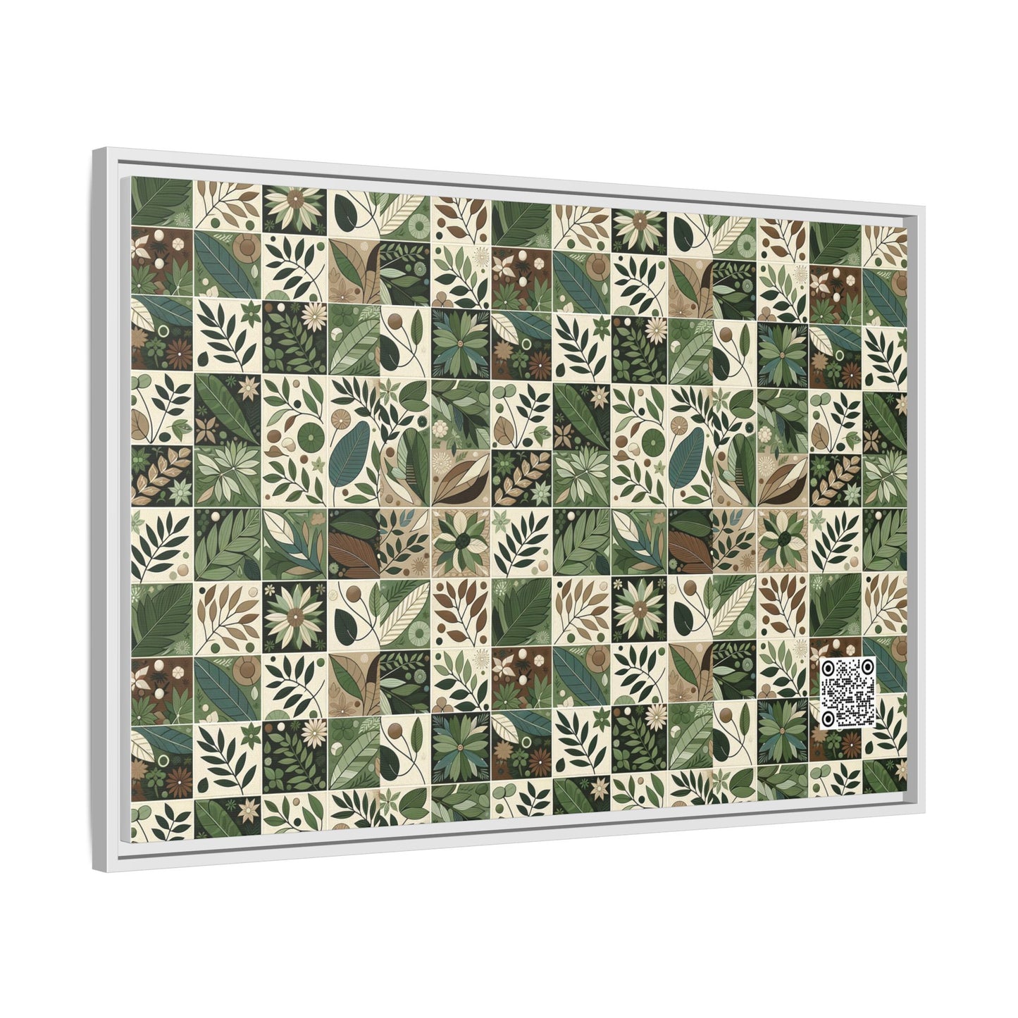 Streetwear Sustainability Environmentally Conscious Streetwear with a Natural Aesthetic Matte Canvas, Framed (multi-color) - 8404 Design-57 A