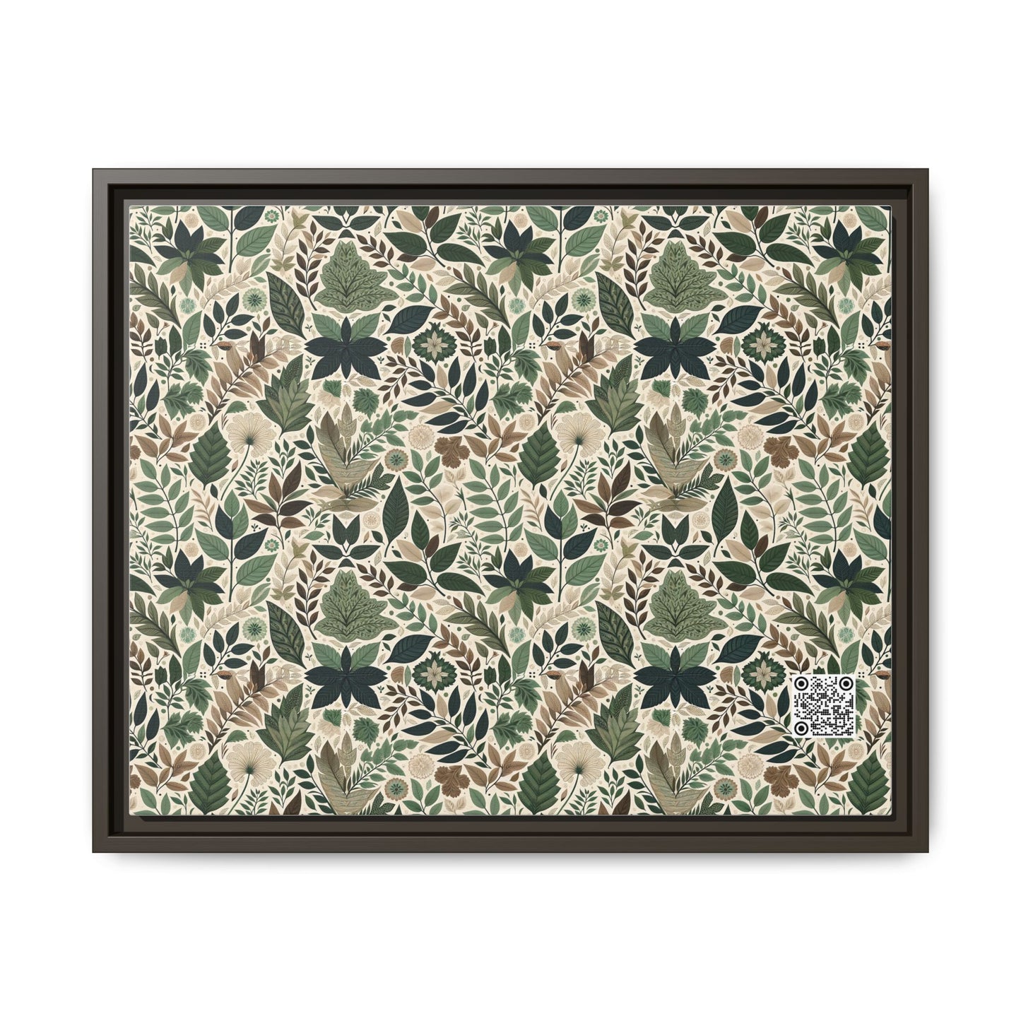 Streetwear Sustainability Environmentally Conscious Streetwear with a Natural Aesthetic Matte Canvas, Framed (multi-color) - 8404 Design-57 A