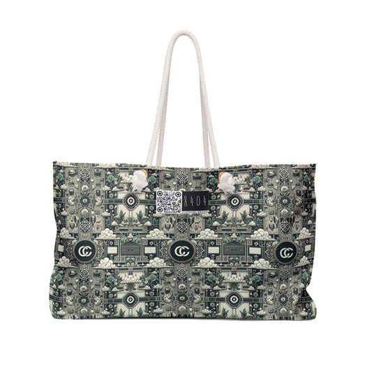 Cyber Garden Party Tech Garden Extravaganza Weekender Bag - 8404 Design-54