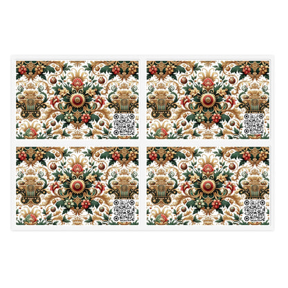 Monogram Madness Luxurious Streetwear Sticker Sheets - 8404 Design-68