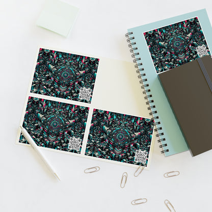 Digital Rebellion Tech-Inspired Streetwear Sticker Sheets - 8404 Design-54