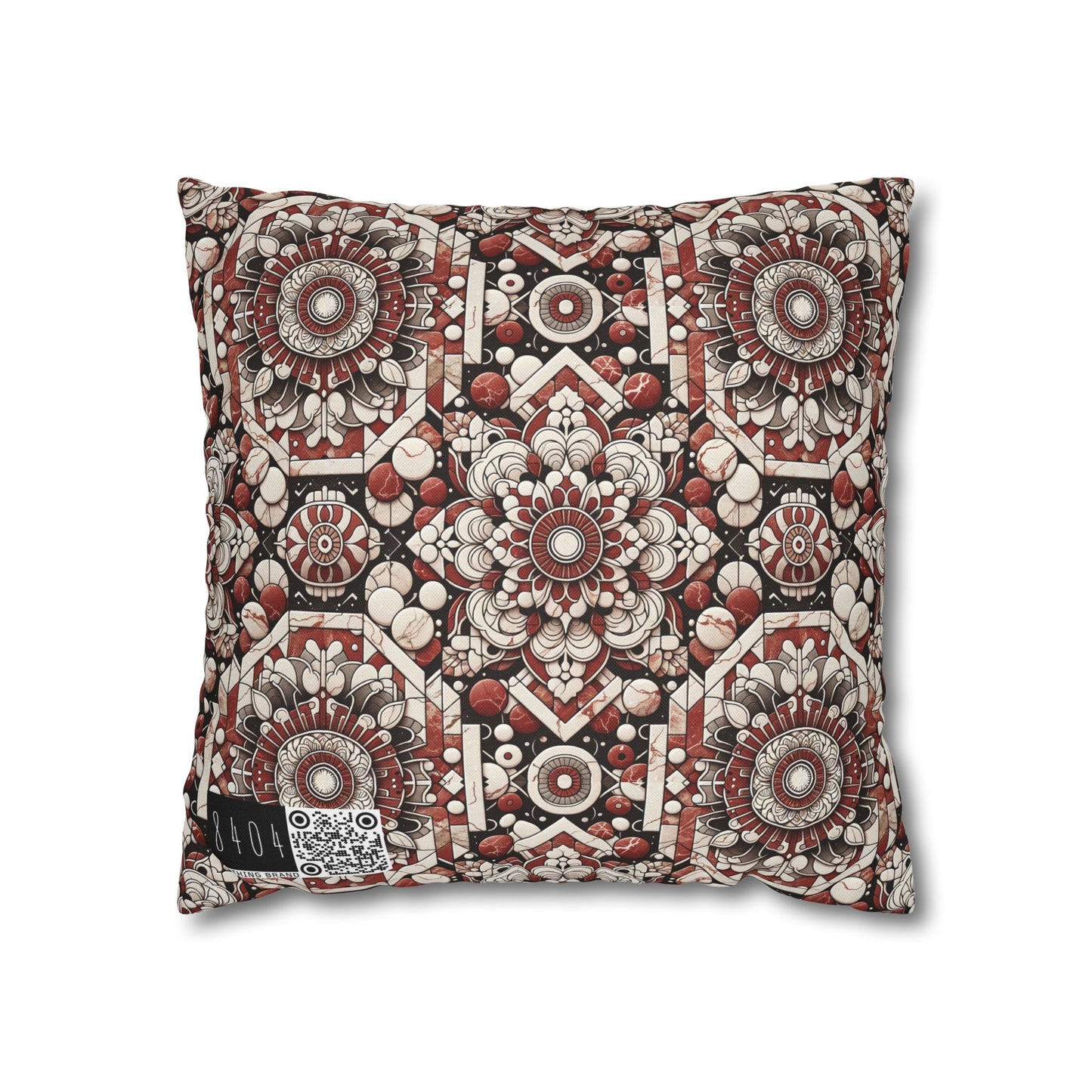 Neo Jomon Sculptural Aesthetics Artisanal Streetwear Spun Polyester Square Pillowcase - 8404 Design-55