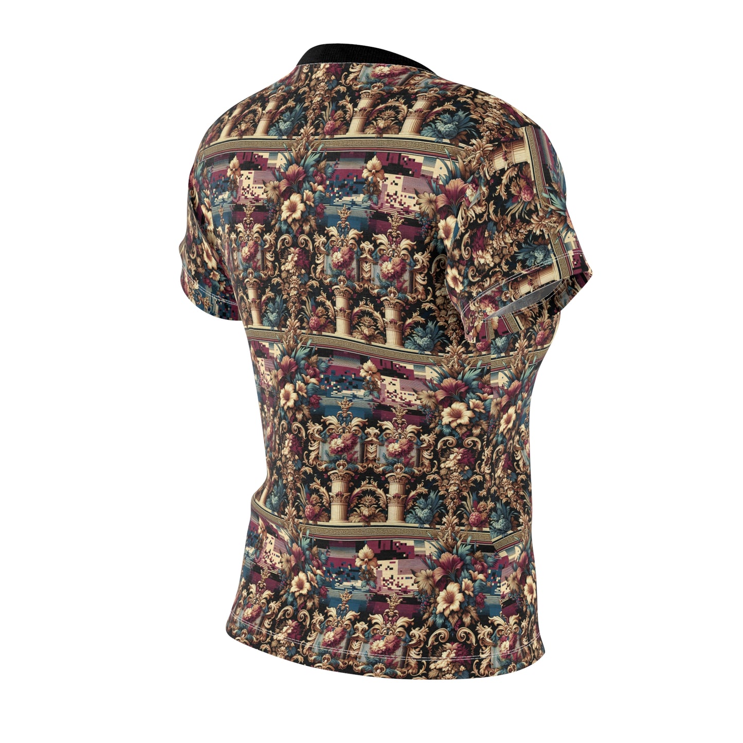 Digital Renaissance Modern Baroque Fusion Women's Cut & Sew Tee - 8404 Design-58