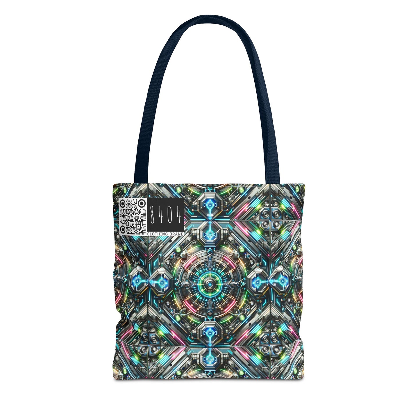 Tech-Infused Futurism Futuristic Tech Tote Bag - 8404 Design-53