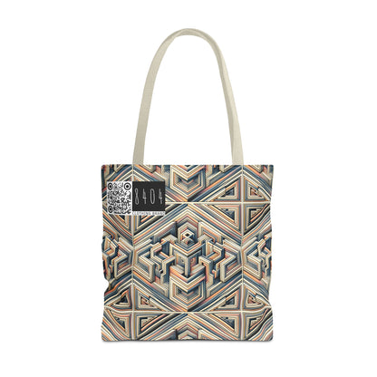Tech Illusion Graphics Futuristic Artistry Tote Bag - 8404 Design-52