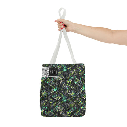 Tech-Infused Graphics Tech-Forward Streetwear Tote Bag - 8404 Design-47