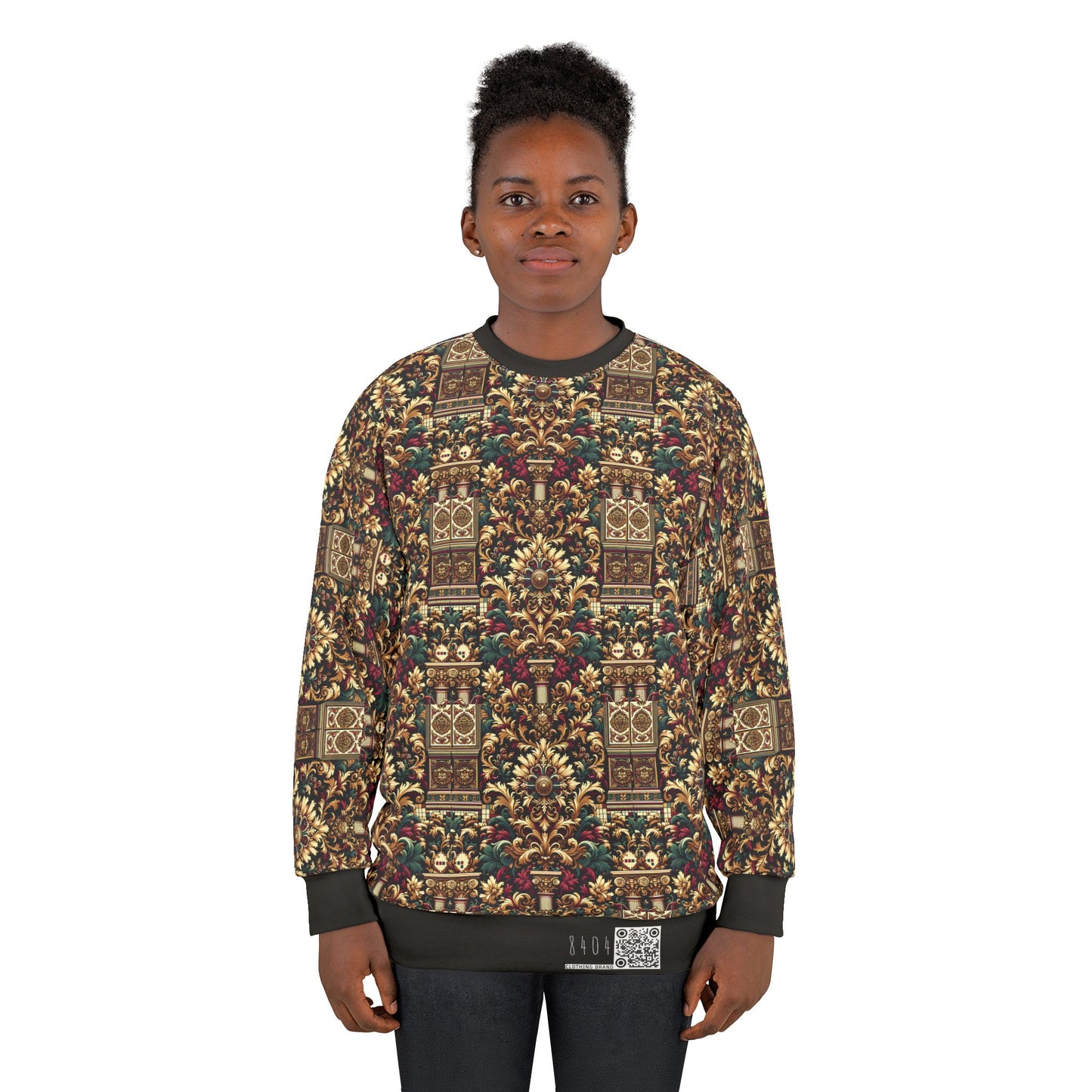 Digital Renaissance Modern Baroque Fusion Sweatshirt - 8404 Design-57