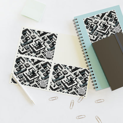Tech-Forward Athleisure Sleek Tech Aesthetic Sticker Sheets - 8404 Design-37
