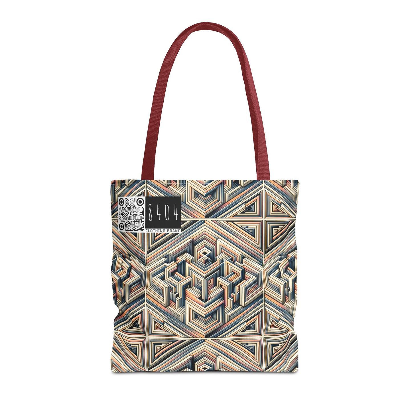 Tech Illusion Graphics Futuristic Artistry Tote Bag - 8404 Design-52