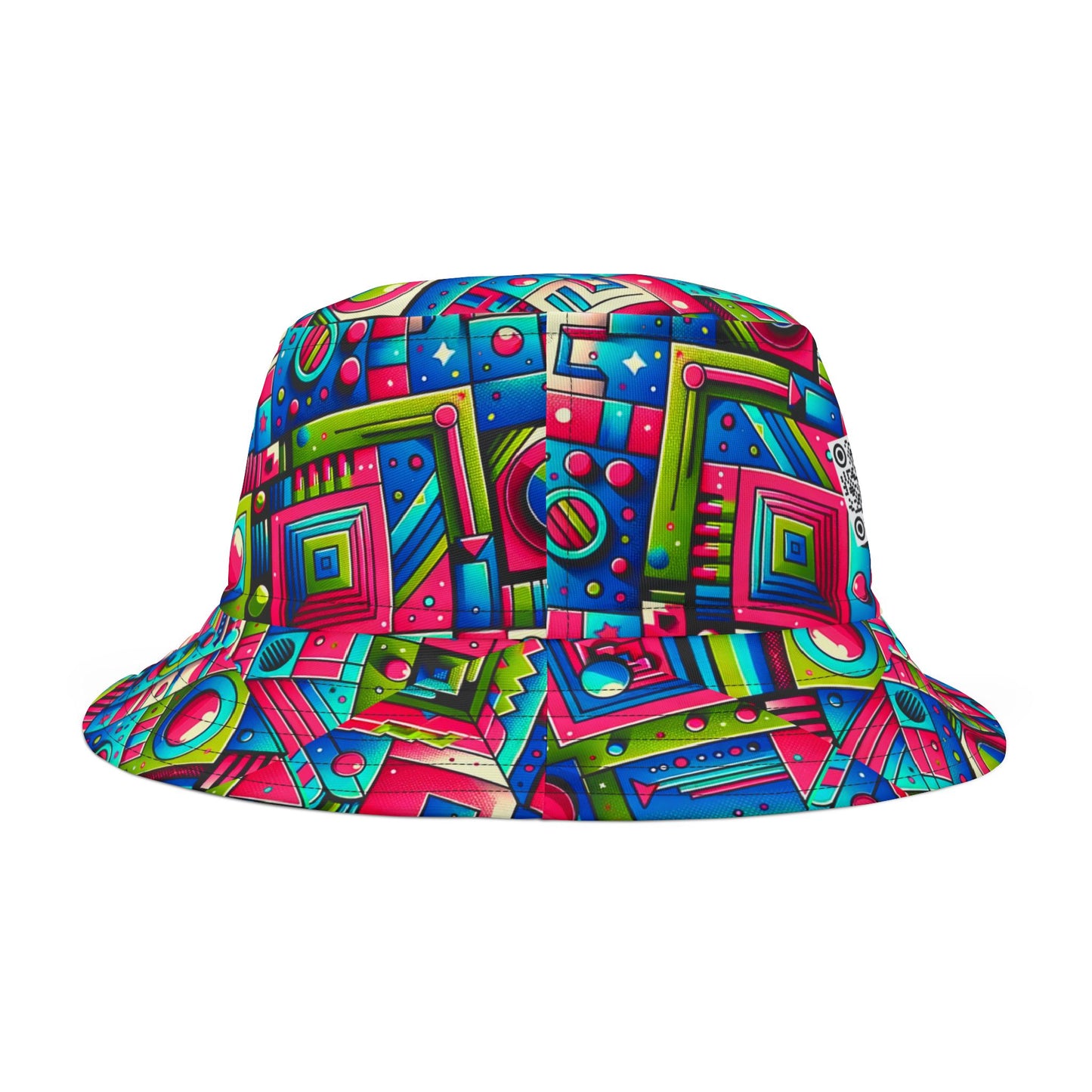 Neon Street Pop Vibrant and Eye-catching Bucket Hat - 8404 Design-63