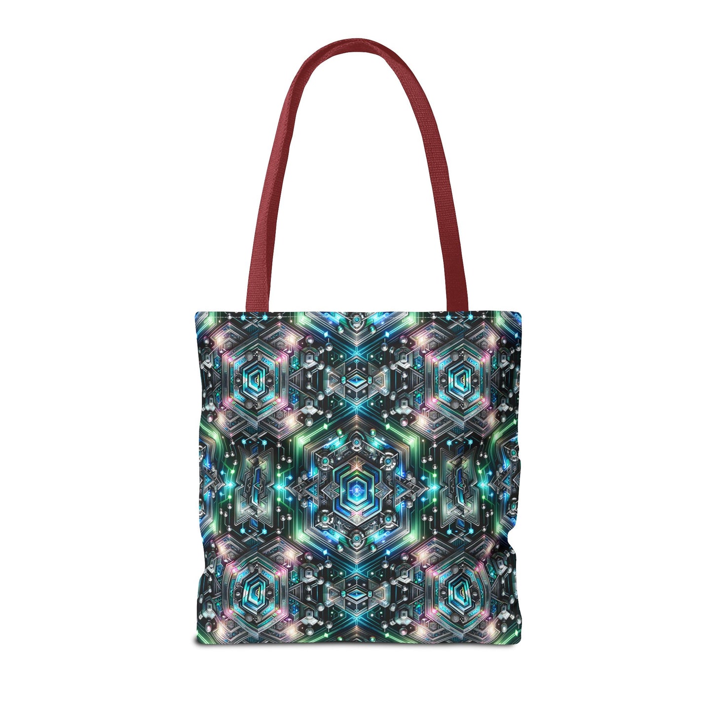 Tech-Infused Futurism Futuristic Tech Tote Bag - 8404 Design-63