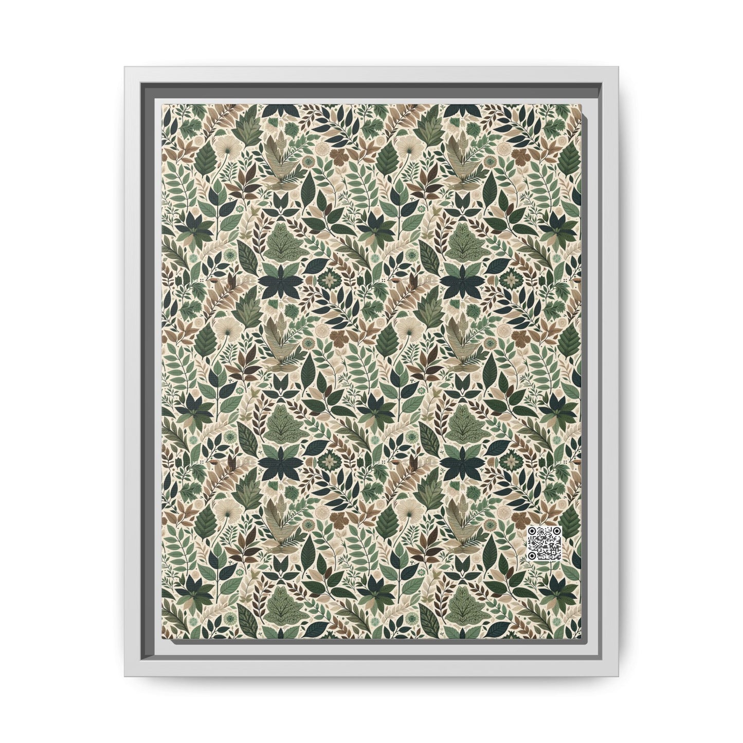 Streetwear Sustainability Environmentally Conscious Streetwear with a Natural Aesthetic Matte Canvas, Framed (multi-color) - 8404 Design-57 A