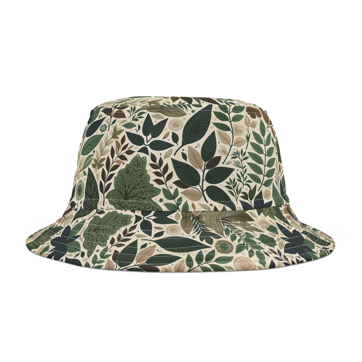 Streetwear Sustainability Environmentally Conscious Streetwear with a Natural Aesthetic Bucket Hat - 8404 Design-57