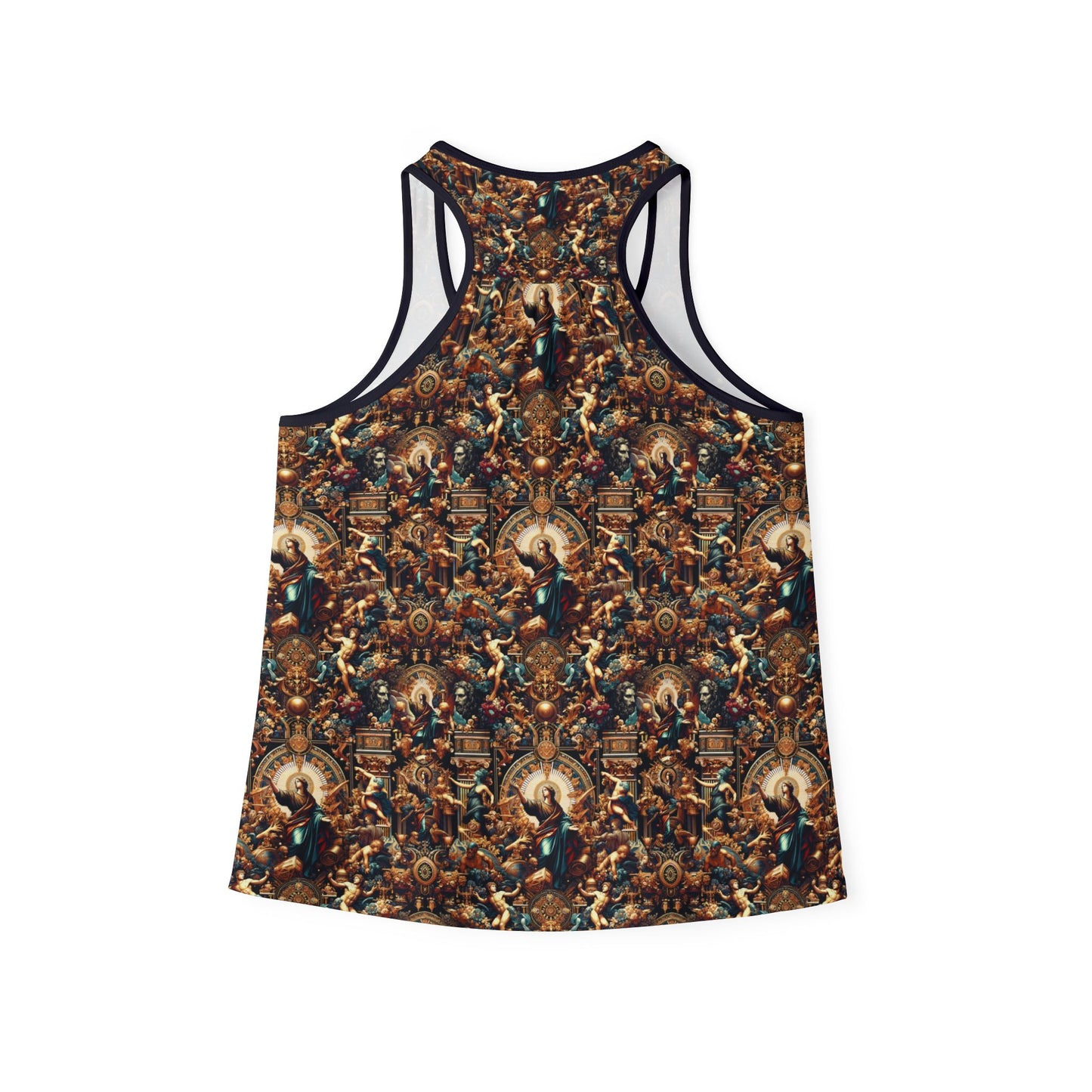 Digital Renaissance Luxurious Streetwear Inspired By Classical Art With a Modern Twist Women's Tank Top - 8404 Design-64
