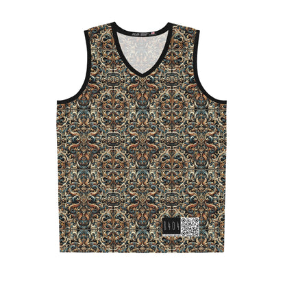 Urban Renaissance Historical Fusion With Street Edge Basketball Jersey - 8404 Design-59