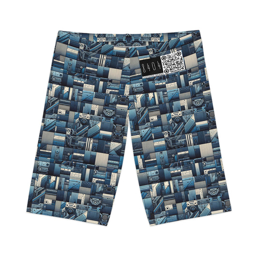 Tech-Inspired Utility Tech-Forward Streetwear With Utilitarian Edge Women's Bike Shorts - 8404 Design-44