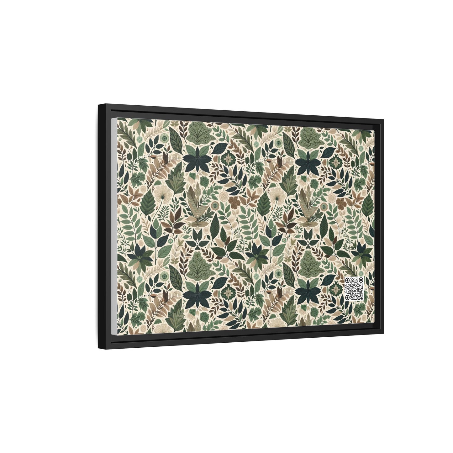 Streetwear Sustainability Environmentally Conscious Streetwear with a Natural Aesthetic Matte Canvas, Framed (multi-color) - 8404 Design-57 B