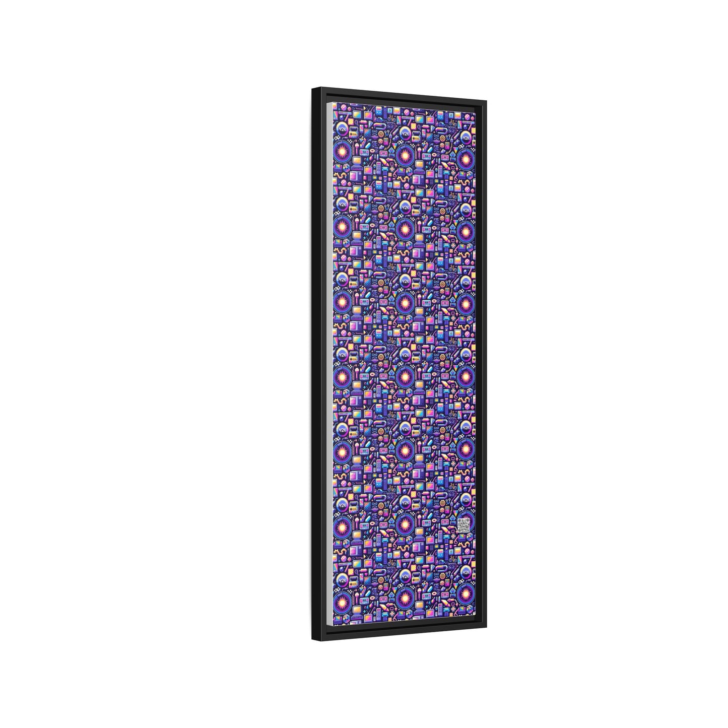 Digital Nostalgia Modern Retro Fusion Matte Canvas, Framed (multi-Color) - 8404 Design-64 B