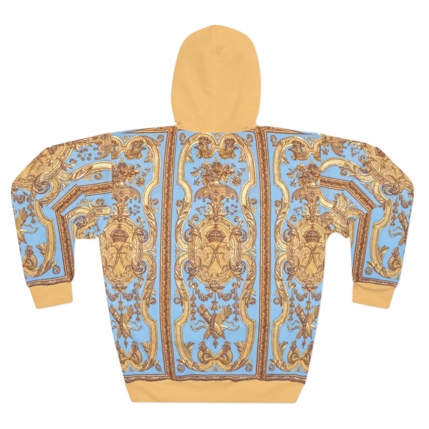 8404 Unisex Adult's "Royal" Fashion Pullover Hoodie in Gold