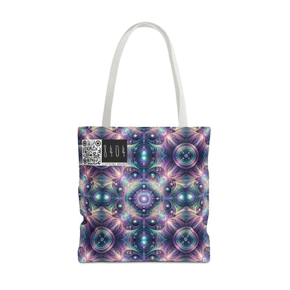 Iridescent Tech Fusion Tech-Forward Streetwear Tote Bag - 8404 Design-61