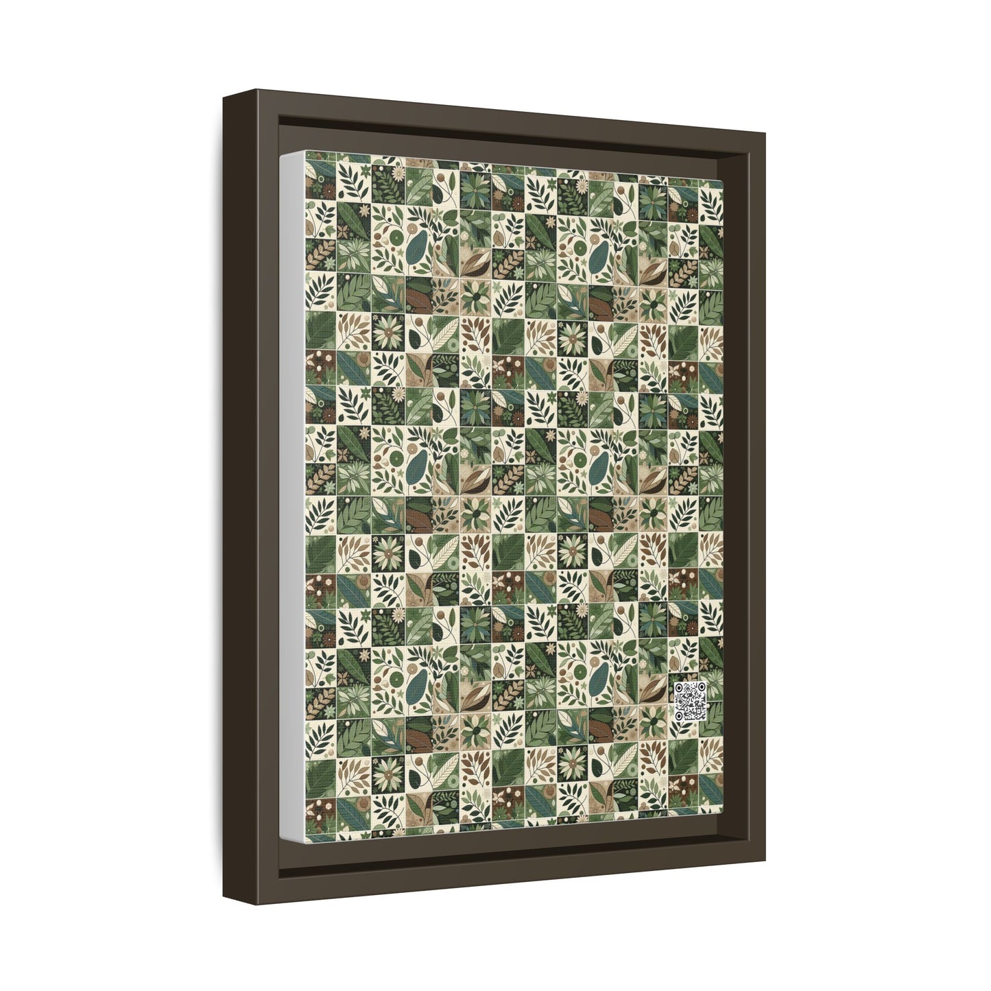 Streetwear Sustainability Environmentally Conscious Streetwear with a Natural Aesthetic Matte Canvas, Framed (multi-color) - 8404 Design-57 A