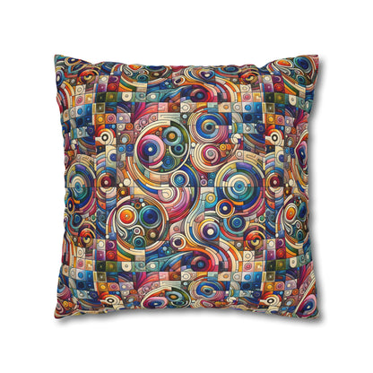 Digital Artistic Expression Artistic Streetwear Spun Polyester Square Pillowcase - 8404 Design-49