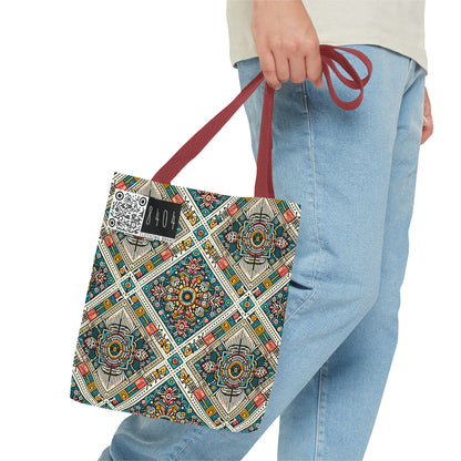 Cultural Fusion Tech Blend of Cultural Heritage With Tech-Inspired Elements Tote Bag - 8404 Design-64