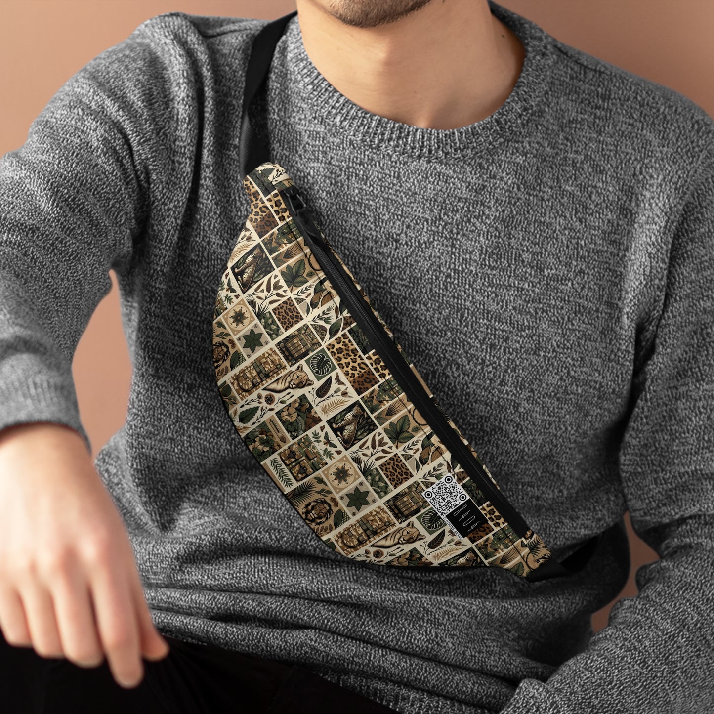 Streetwear Safari Urban Jungle Explorer Fanny Pack - 8404 Design-51