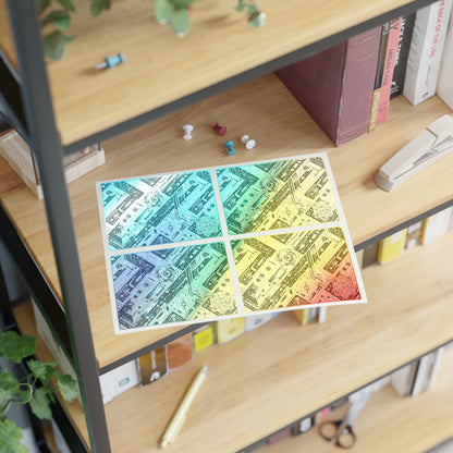 Tech-Infused Streetwear Tech-Forward Minimalism Sticker Sheets - 8404 Design-63