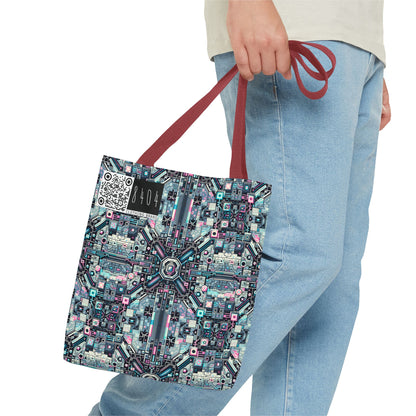 Digital Renaissance Tech-Forward Maximalism Tote Bag - 8404 Design-44
