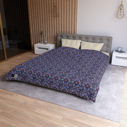 Digital Rebellion Youthful Streetwear with a Rebellious Digital Twist Microfiber Duvet Cover - 8404 Design-65