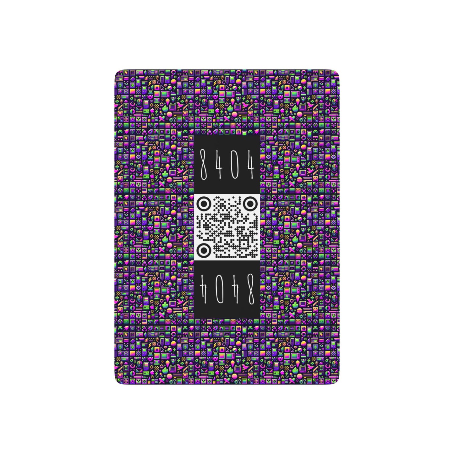 Digital Nostalgia Remix Modern Vintage Fusion Poker Playing Cards - 8404 Design-49 S