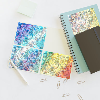 Digital Artistic Expression Artistic Streetwear Sticker Sheets - 8404 Design-49