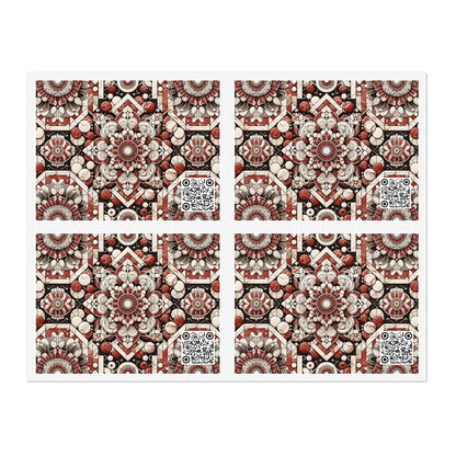 Neo Jomon Sculptural Aesthetics Artisanal Streetwear Sticker Sheets - 8404 Design-55
