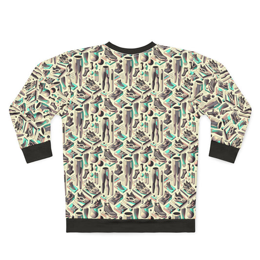 Tech-Infused Athleisure Futuristic Athletic Tech Sweatshirt - 8404 Design-44
