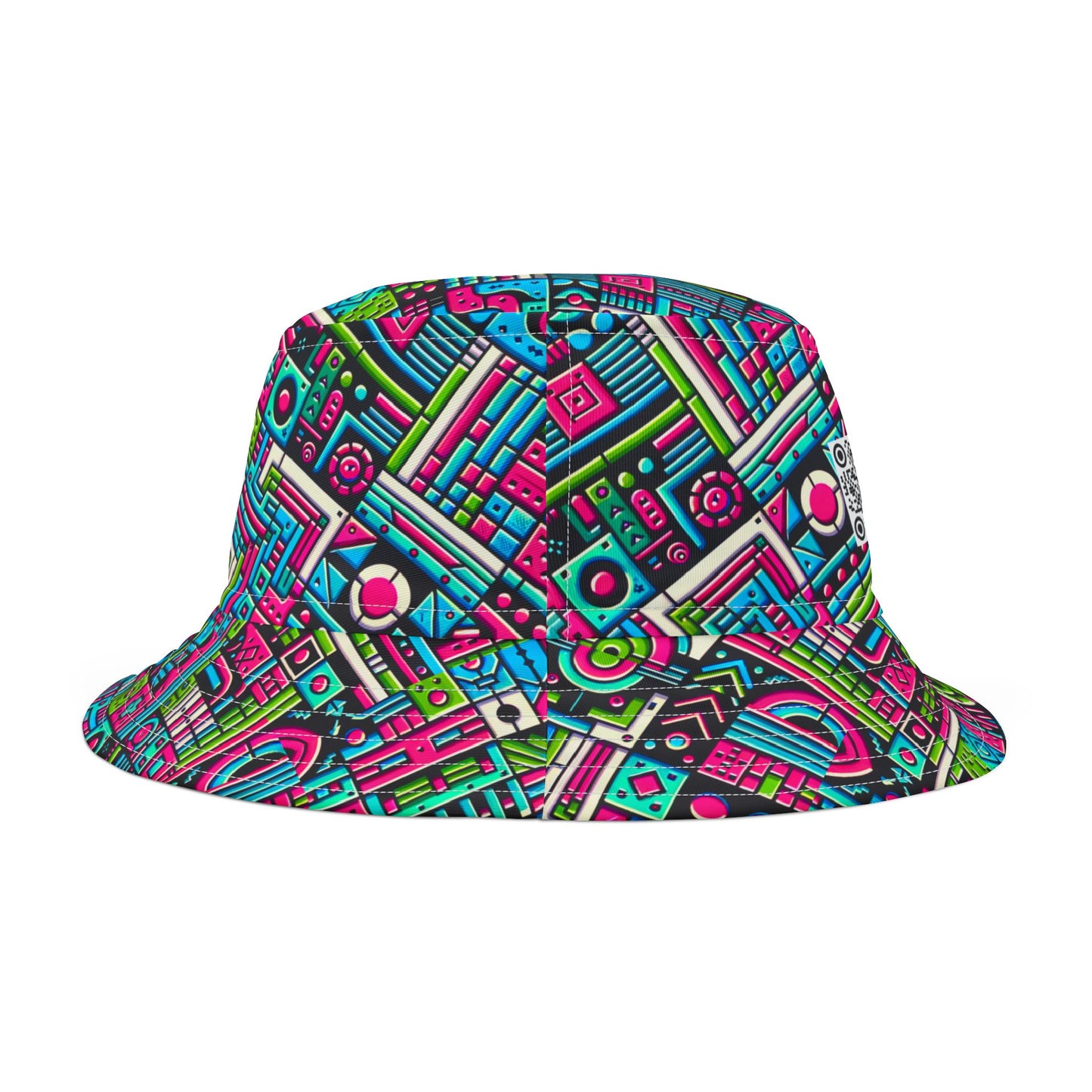 Neon Street Pop Vibrant and Eye-catching Bucket Hat - 8404 Design-62