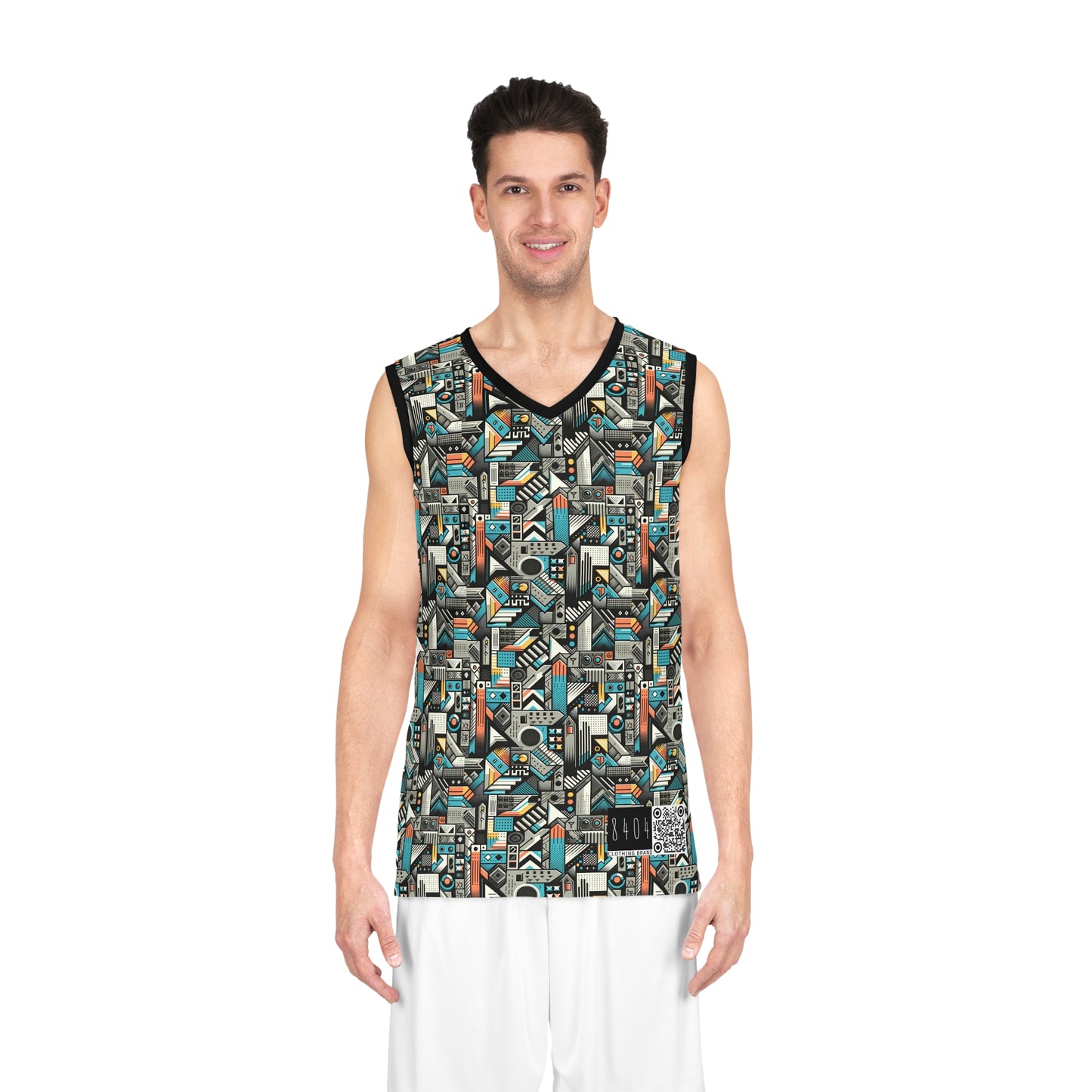 Digital Street Art Urban Street Style Basketball Jersey - 8404 Design-81