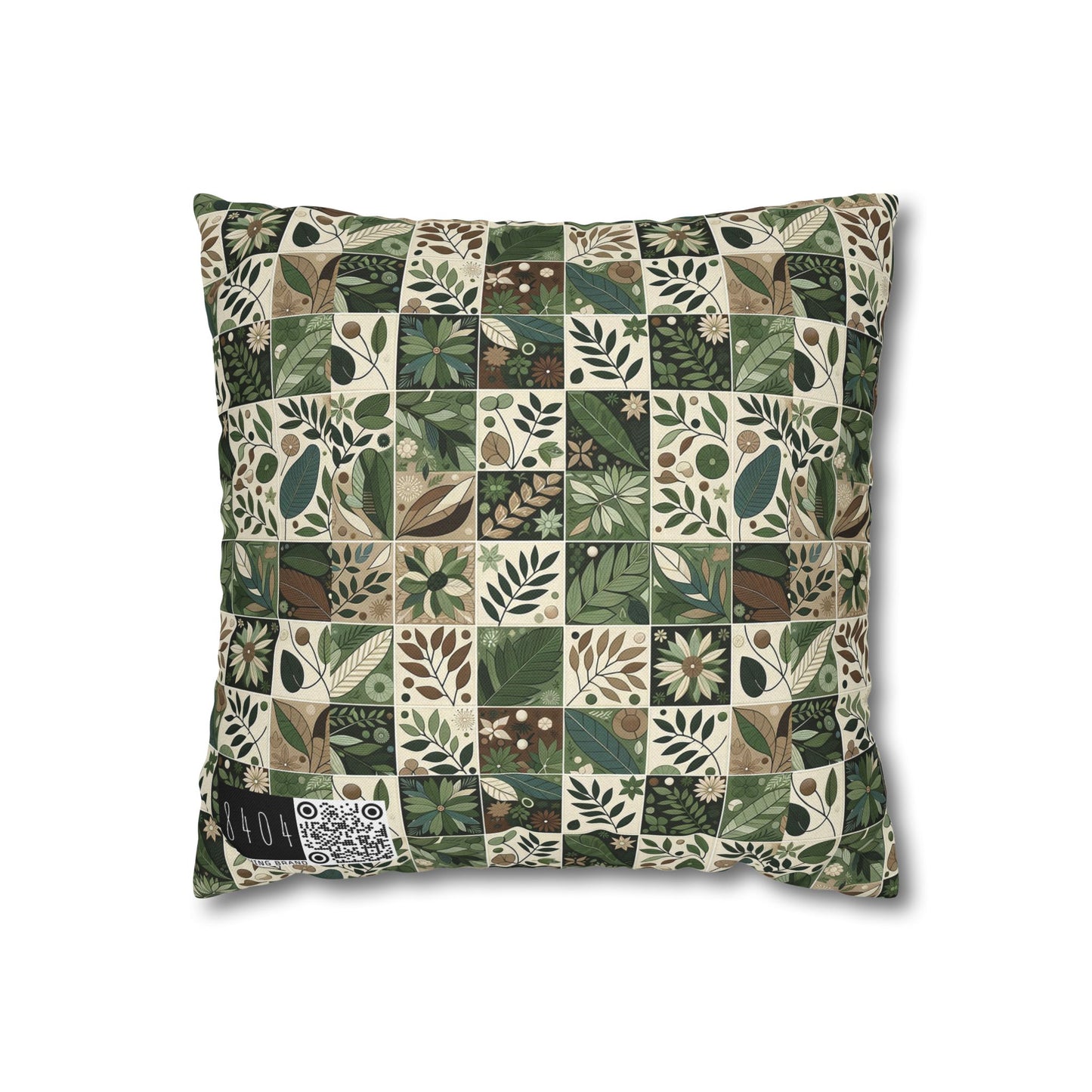 Streetwear Sustainability Environmentally Conscious Streetwear with a Natural Aesthetic Spun Polyester Square Pillowcase - 8404 Design-57